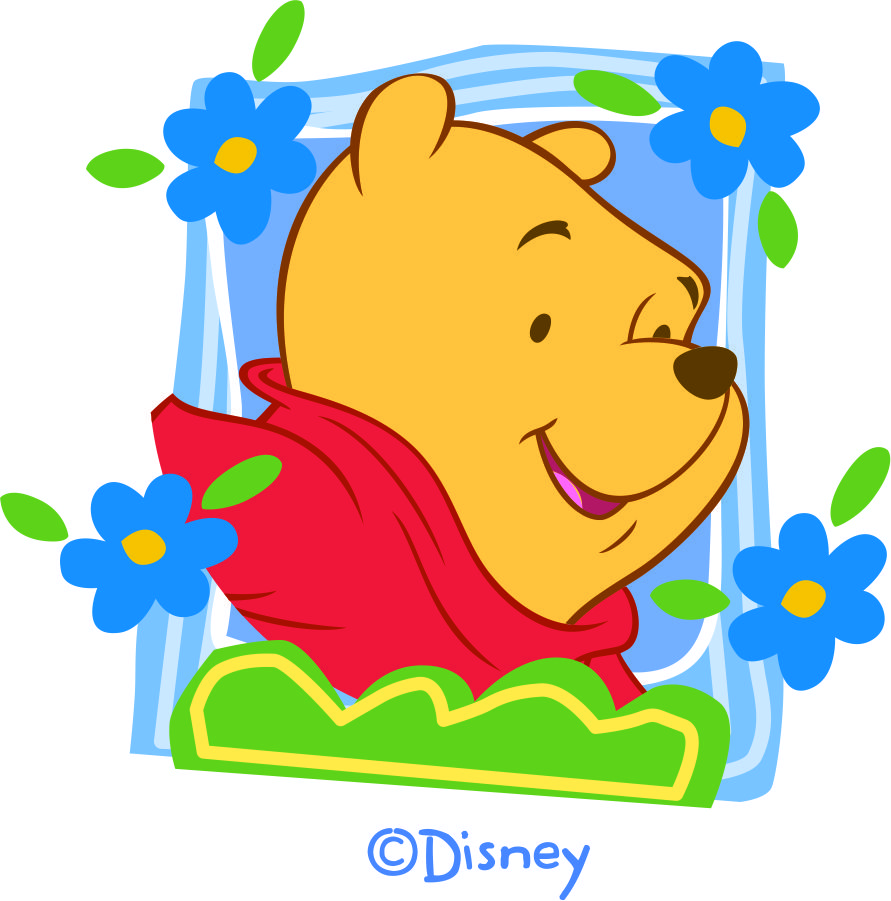 Disney Pooh Logo 24 iron on paper